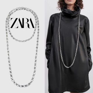 ザラ(ZARA)のZARA ロングチェーン ネックレス - LIMITED EDITION(ネックレス)