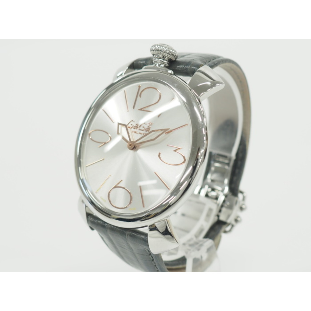 GaGa MILANO(ガガミラノ)のGaGa Milano マヌアーレ メンズ 腕時計 クオーツ SS メンズの時計(腕時計(アナログ))の商品写真