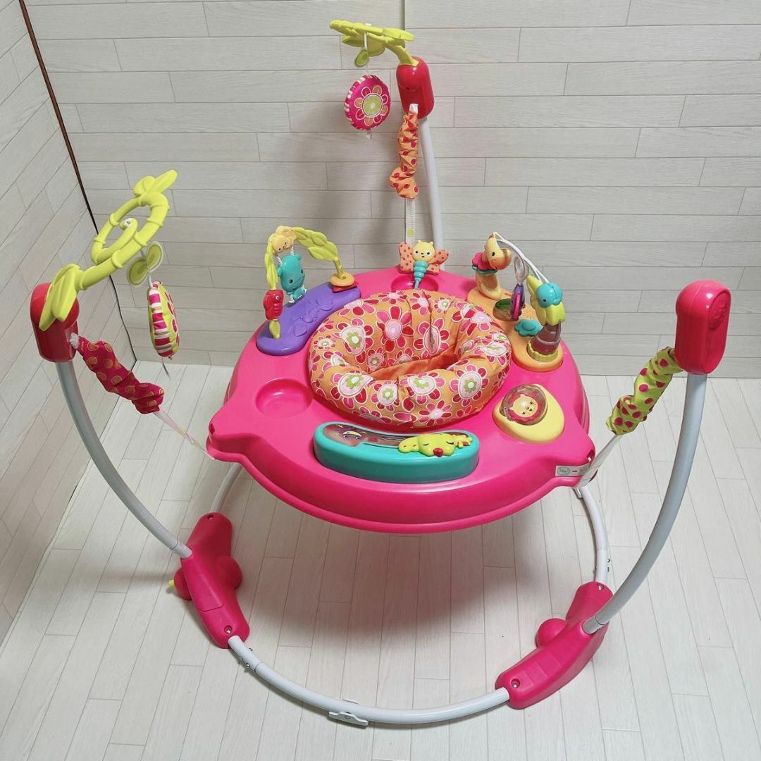 fisherprice / ピンクフラワージャンパルー - ベビージム fisherprice / ピンクフラワージャンパルー - ベビージム