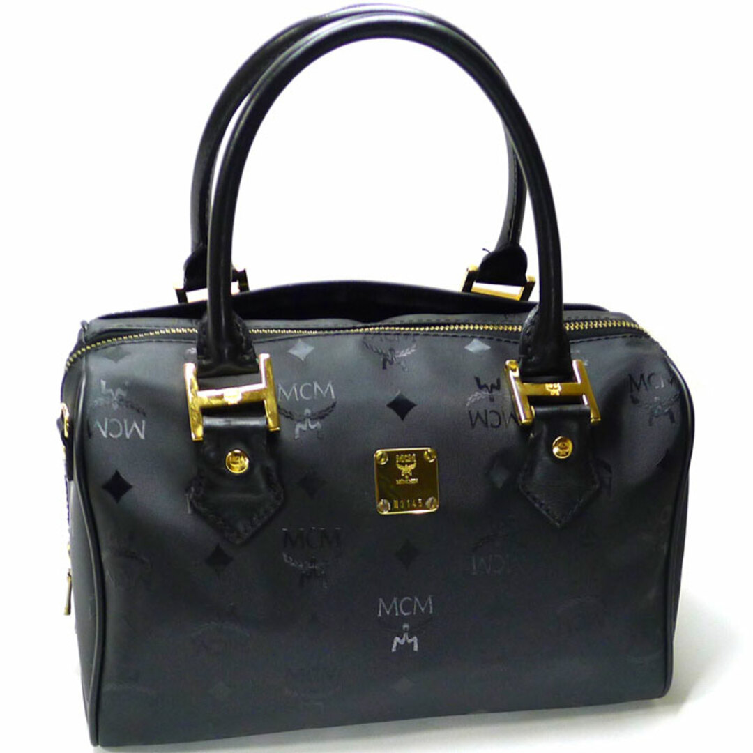 MCM ミニボストンバッグ ナイロン ブラック ゴールド金具 | フリマアプリ ラクマ MCM ミニボストンバッグ ナイロン ブラック ゴールド金具 | フリマアプリ ラクマ