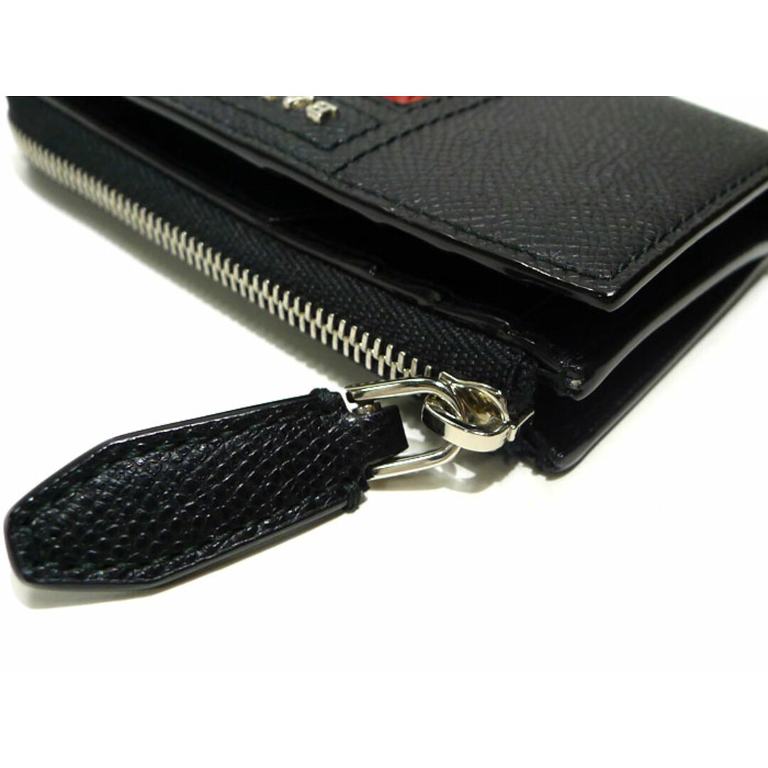 Bally(バリー)のBALLY コインケース カードケース 財布 バリーストライプ レザー ブラック メンズのファッション小物(長財布)の商品写真