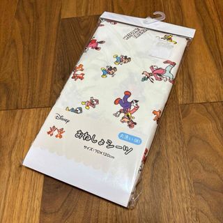 ディズニー(Disney)のディズニー　おねしょシーツ　70×120cm 総柄　おねしょ対策　カバー(シーツ/カバー)