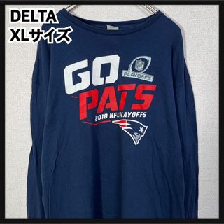 デルタ(DELTA)の【デルタ】ロンT　長袖Tシャツ　NFL　アメフト　ペイトリオッツ　ネイビー6(Tシャツ/カットソー(七分/長袖))