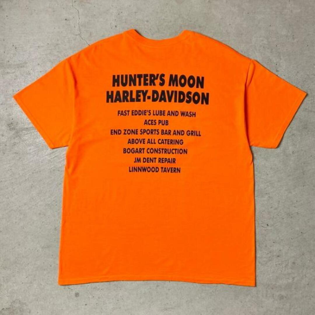 Harley Davidson(ハーレーダビッドソン)の"DEAD STOCK" Harley-Davidson ハーレーダビッドソン 両面プリント Tシャツ メンズXL メンズのトップス(Tシャツ/カットソー(半袖/袖なし))の商品写真