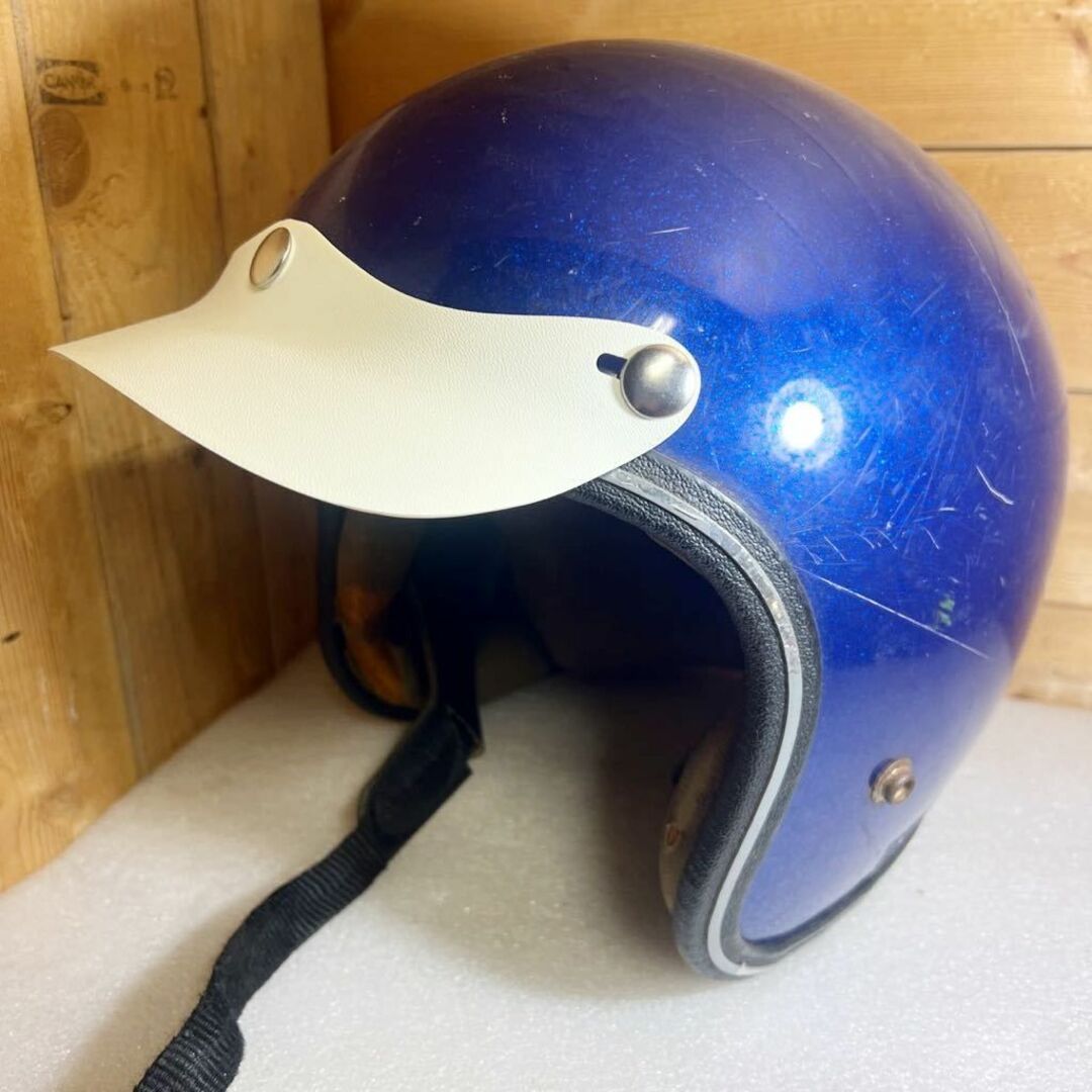 ビンテージ バイザー 白 (bell BUCO ジェットヘルメット tt&co ビンテージ バイザー 白 (bell BUCO ジェットヘルメット tt&co