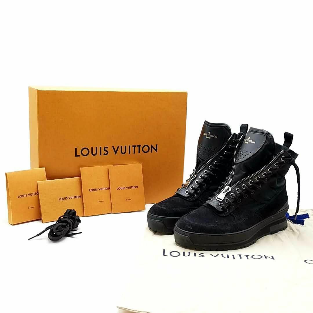 LOUIS VUITTON(ルイヴィトン)の美品 ルイヴィトン ショートブーツ ハーレムライン 03-24021705 メンズの靴/シューズ(ブーツ)の商品写真