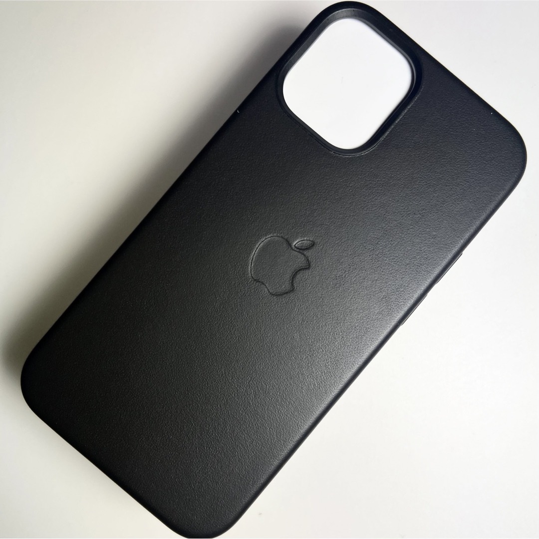 Apple(アップル)のアップル純正 iPhone 12 MINI レザーケース ブラックMagSafe スマホ/家電/カメラのスマホアクセサリー(iPhoneケース)の商品写真
