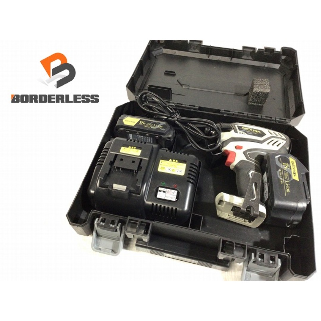 ☆中古動作品☆ 高儀 EARTH MAN 18V 充電式 インパクト ☆中古動作品☆ 高儀 EARTH MAN 18V 充電式 インパクト