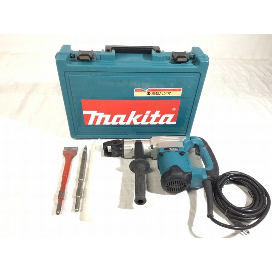 ☆比較的綺麗☆makita マキタ 100V 電動ハンマー HM0830 ケース ☆比較的綺麗☆makita マキタ 100V 電動ハンマー HM0830 ケース