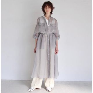 DRESSLAVE - dresslave  soft organdy shirt dress  