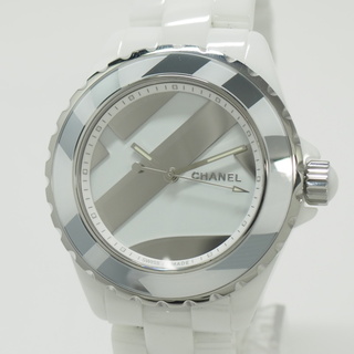 シャネル(CHANEL)のCHANEL J12 アンタイトル 自動巻き セラミック ホワイト文字盤(腕時計)