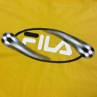 90年代 USA製 FILA フィラ サッカー ロゴプリントTシャツ メンズXL相当(Tシャツ/カットソー(半袖/袖なし))