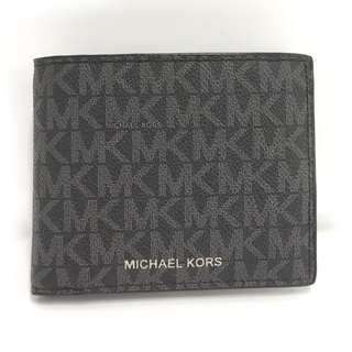 Michael Kors - MICHAEL KORS クーパー 二つ折り財布 PVC グレー