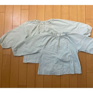 西松屋 - 遊び着　スモック　100 2枚セット　【中古】