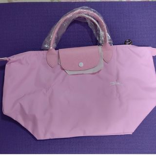 ロンシャン(LONGCHAMP)の【未使用】ロンシャン LONGCHAMP ル・プリアージュ ピンク系 Mサイズ(トートバッグ)