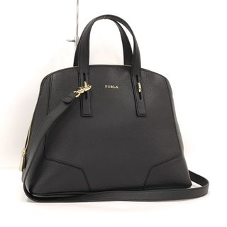 フルラ(Furla)のFURLA ベルラ 2WAY ショルダーバッグ ロゴ レザー ブラック(その他)