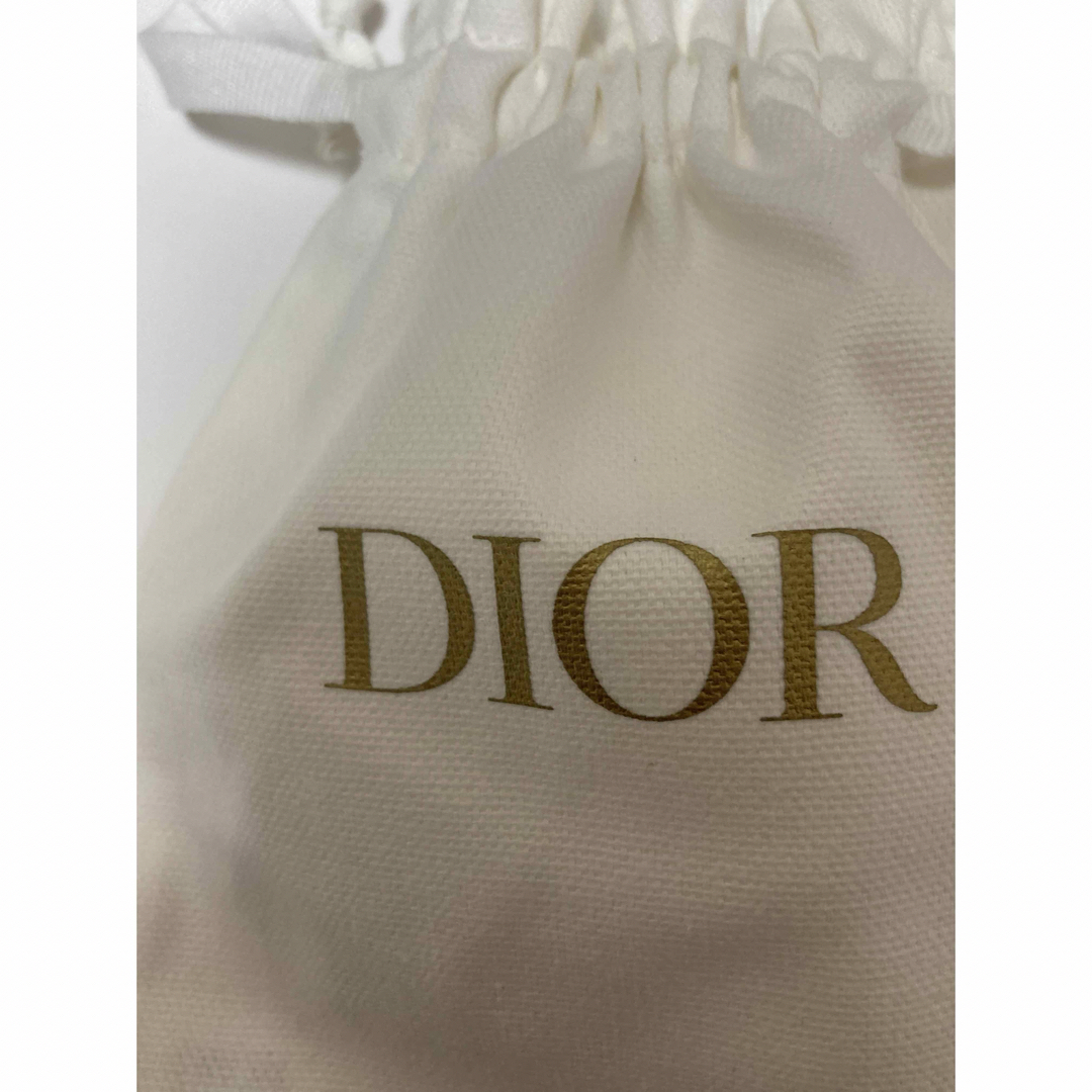 Christian Dior(クリスチャンディオール)の【新品未使用】 ディオール　ポーチ　ノベルティ巾着 レディースのファッション小物(ポーチ)の商品写真