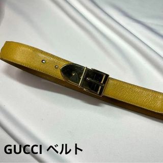 グッチ(Gucci)のGUCCI グッチ ベルト 70 サイズ イエロー レディース(ベルト)