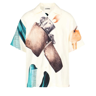 ジルサンダー(Jil Sander)のJil Sander グラフィックプリント半袖シャツ(シャツ)