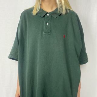 ラルフローレン(Ralph Lauren)のスーパービッグサイズ Polo by Ralph Lauren オールドラルフローレン 鹿の子 ポロシャツ メンズ2XL(ポロシャツ)