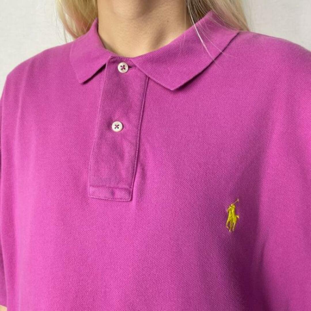 Ralph Lauren(ラルフローレン)のPolo by Ralph Lauren オールドラルフローレン 鹿の子 ポロシャツ メンズL メンズのトップス(ポロシャツ)の商品写真