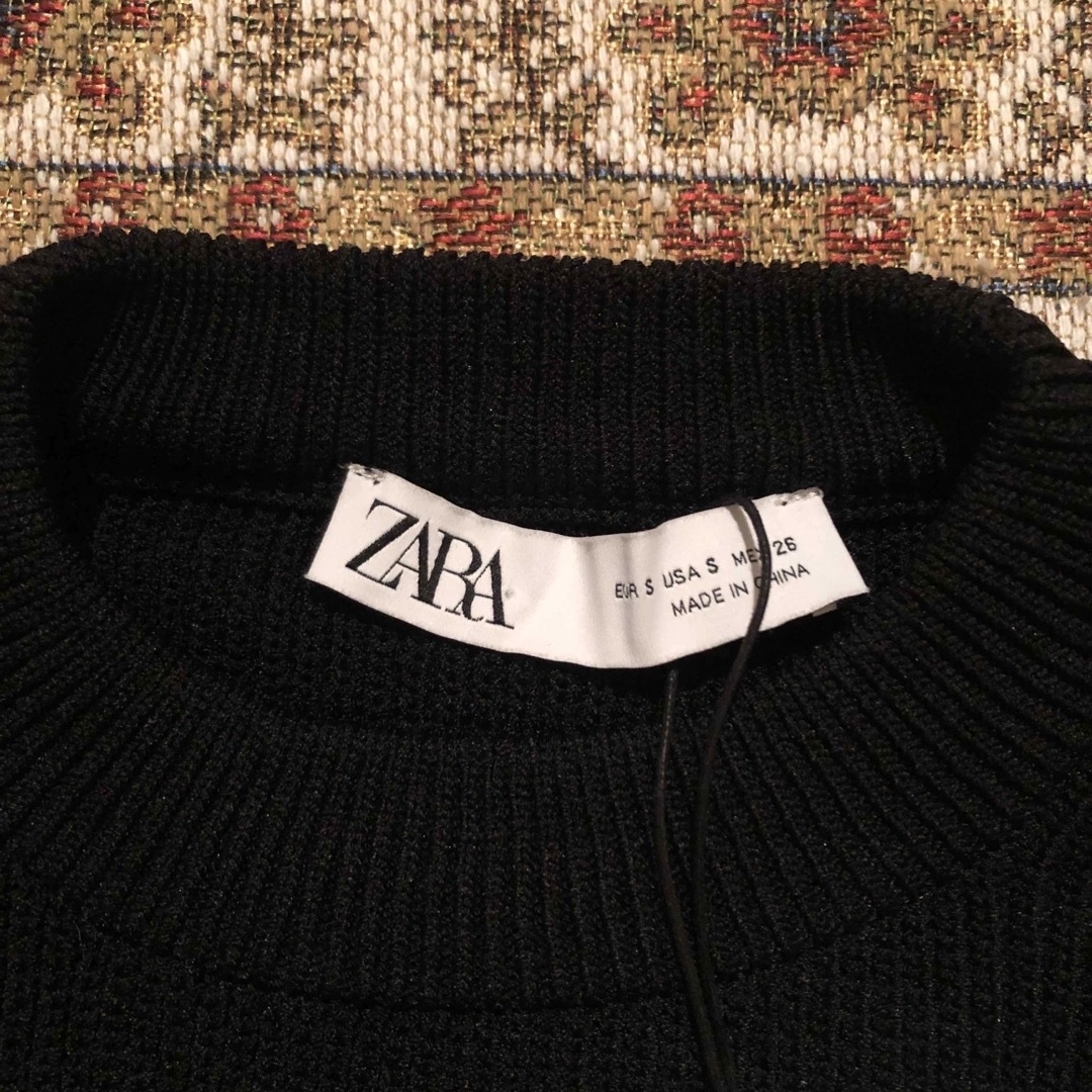 ZARA(ザラ)のZARA black tops レディースのトップス(カットソー(長袖/七分))の商品写真