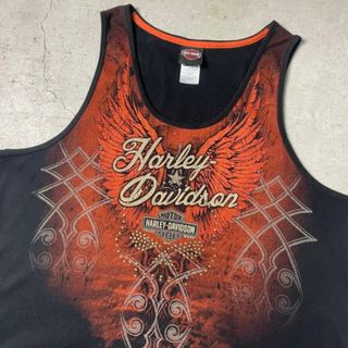 ハーレーダビッドソン(Harley Davidson)のビッグサイズ USA製 Harley-Davidson ハーレーダビッドソン ノースリーブ タンクトップ メンズ3XL(タンクトップ)