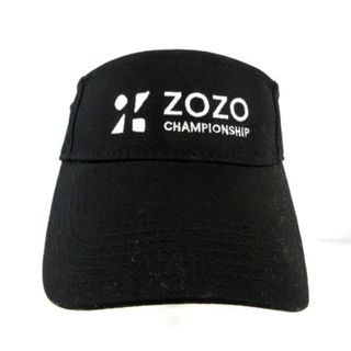 アザー(other)のZOZO CHAMPIONSHIP サンバイザー ロゴ刺繍 PGA TOUR 黒(ウエア)