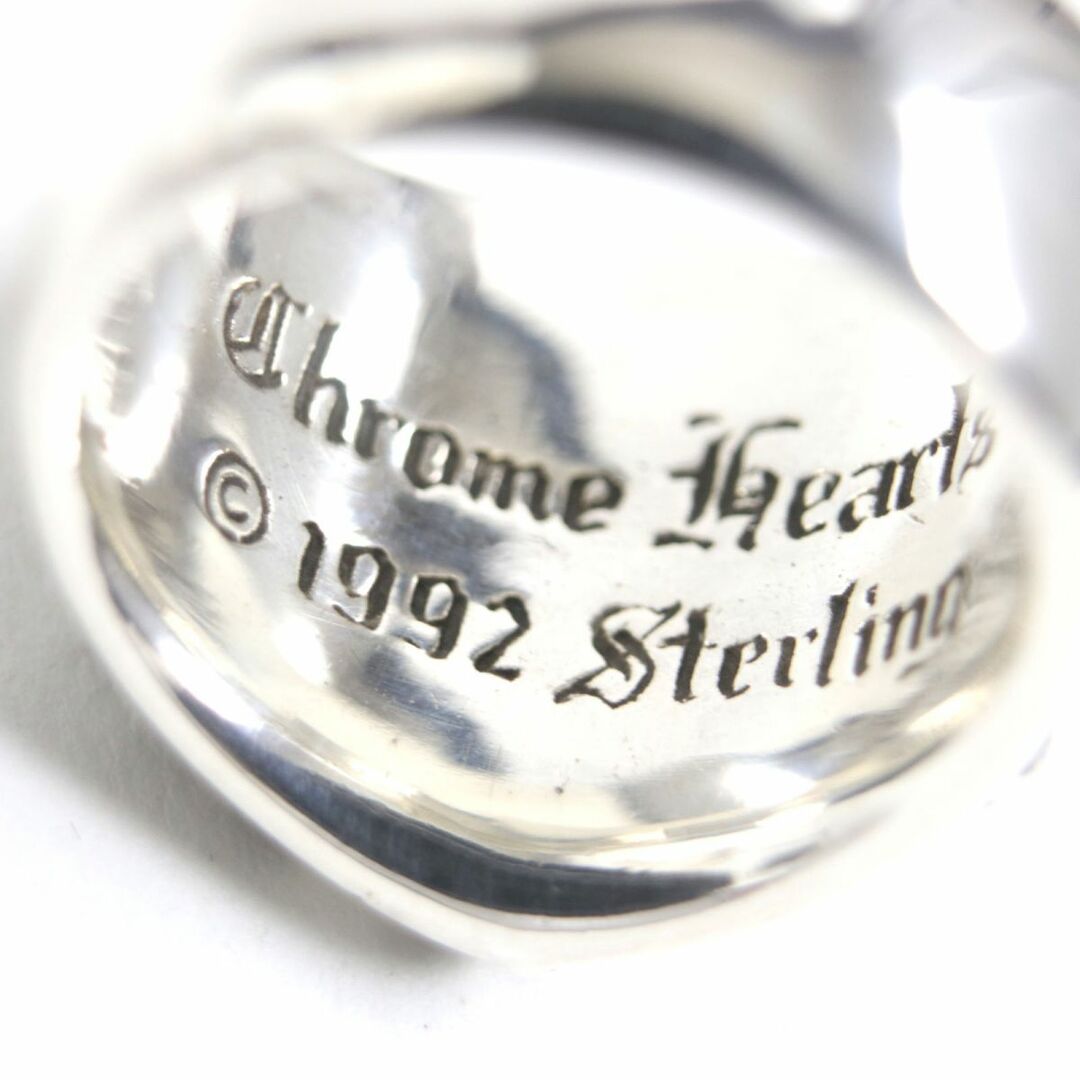 Chrome Hearts(クロムハーツ)の美品▼CHROME HEARTS クロムハーツ SV925 キーパーリング/指輪 シルバー 20号相当 メンズ 重量26.4g メンズのアクセサリー(リング(指輪))の商品写真