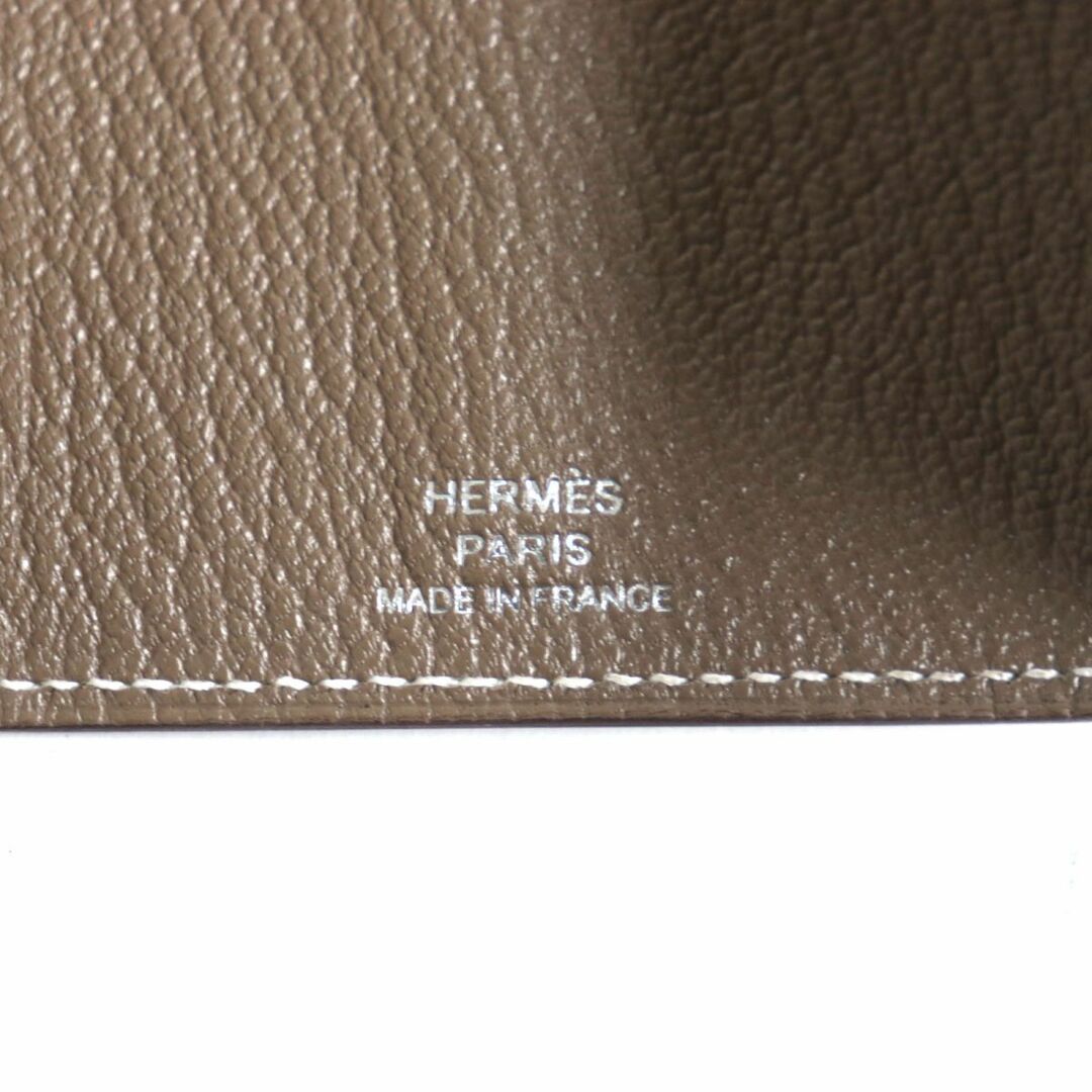 Hermes(エルメス)の未使用品▼HERMES エルメス 4連 シェーブル レザー ベアンキーケース エトゥープ シルバー金具 フランス製 Z刻印 メンズ 箱付き メンズのファッション小物(キーケース)の商品写真