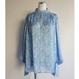 マメ(mame)のmame Flower  Hand  Printed Crepe Blouse (シャツ/ブラウス(長袖/七分))