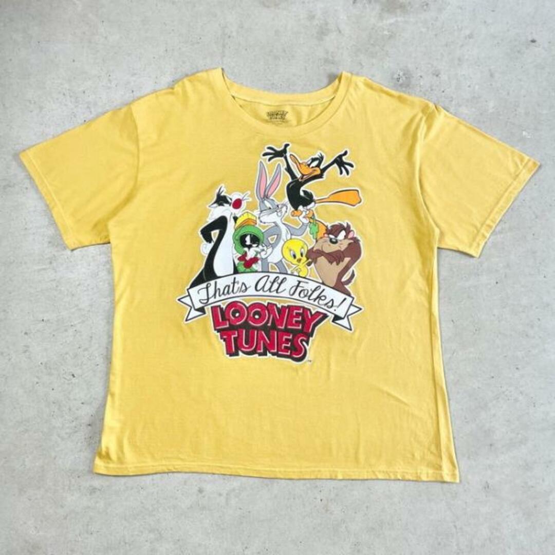 ビッグサイズ ルーニー・テューンズ キャラクター プリントTシャツ メンズ3XL メンズのトップス(Tシャツ/カットソー(半袖/袖なし))の商品写真