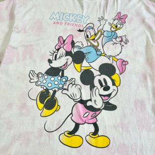 DISNEY ディズニー Mickey Mouse ミッキーマウス キャラクタープリントTシャツ  メンズXL レディース(Tシャツ/カットソー(半袖/袖なし))