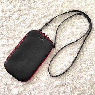 ポールスミス(Paul Smith)の【美品】 ポールスミス スマホショルダー ポシェット マルチストライプ 現行品(ショルダーバッグ)