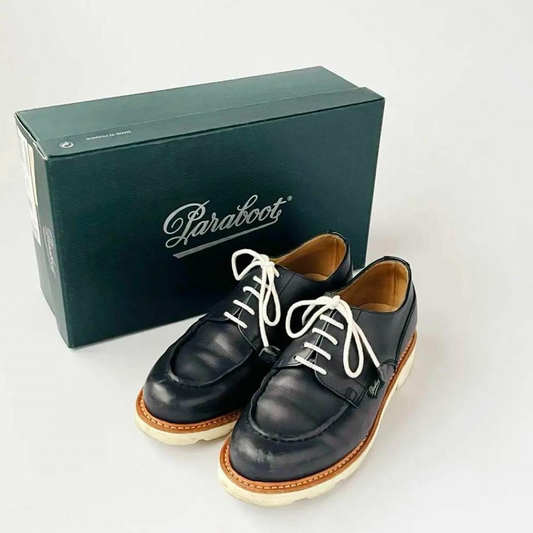 Paraboot(パラブーツ)のParaboot パラブーツ シャンボード UK3 ネイビー レディースモデル レディースの靴/シューズ(ローファー/革靴)の商品写真