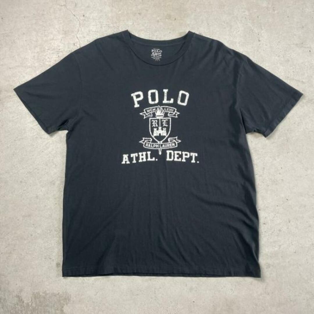 Ralph Lauren(ラルフローレン)のPOLO Ralph Lauren ポロ ラルフローレン ATHL DEPT プリントTシャツ メンズL メンズのトップス(Tシャツ/カットソー(半袖/袖なし))の商品写真