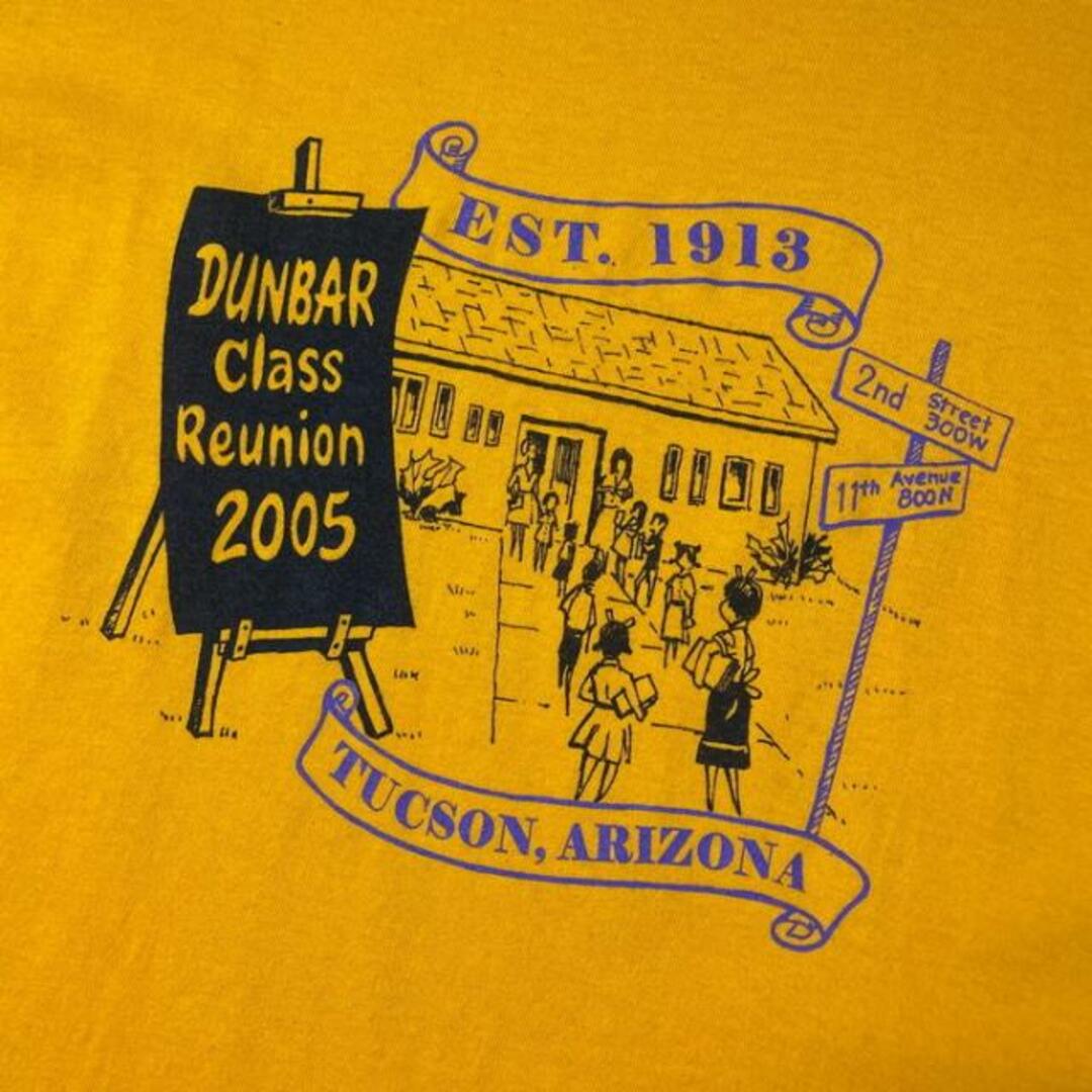 00年代  DUNBER CLASS REUNION 同窓会 アート プリント Tシャツ メンズ2XL メンズのトップス(Tシャツ/カットソー(半袖/袖なし))の商品写真