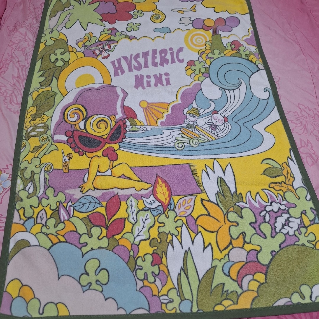 HYSTERIC MINI(ヒステリックミニ)のヒスミニ🌸毛布🌸中古🌸レア キッズ/ベビー/マタニティの寝具/家具(毛布)の商品写真