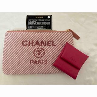 シャネル(CHANEL)のシャネル 30番台ドーヴィルお財布ポーチ☆ダコタ☆コインケース付き(ポーチ)