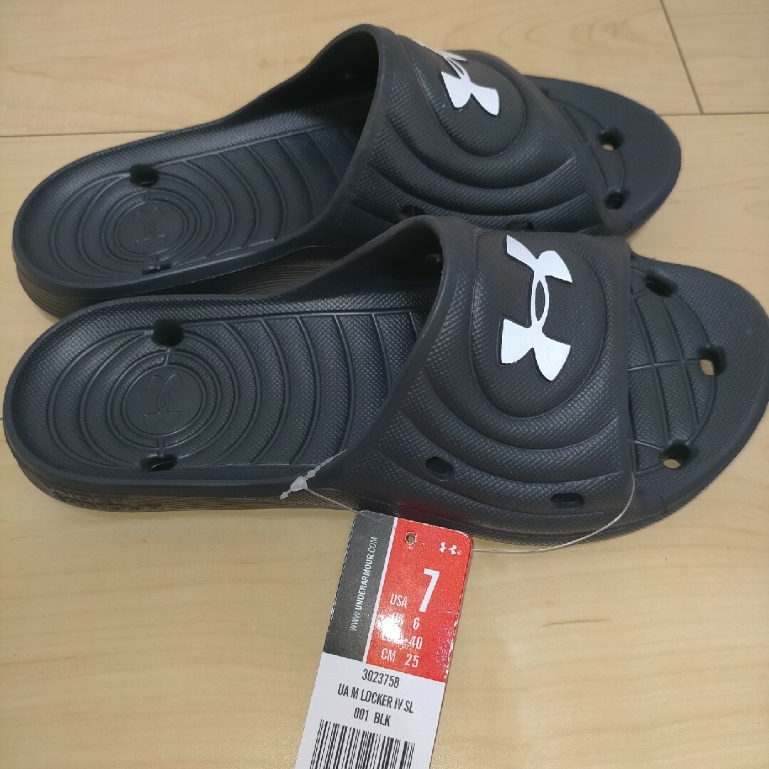 UNDER ARMOUR(アンダーアーマー)のアンダーアーマー サンダル 25cm ブラック UA スポーツサンダル メンズの靴/シューズ(サンダル)の商品写真