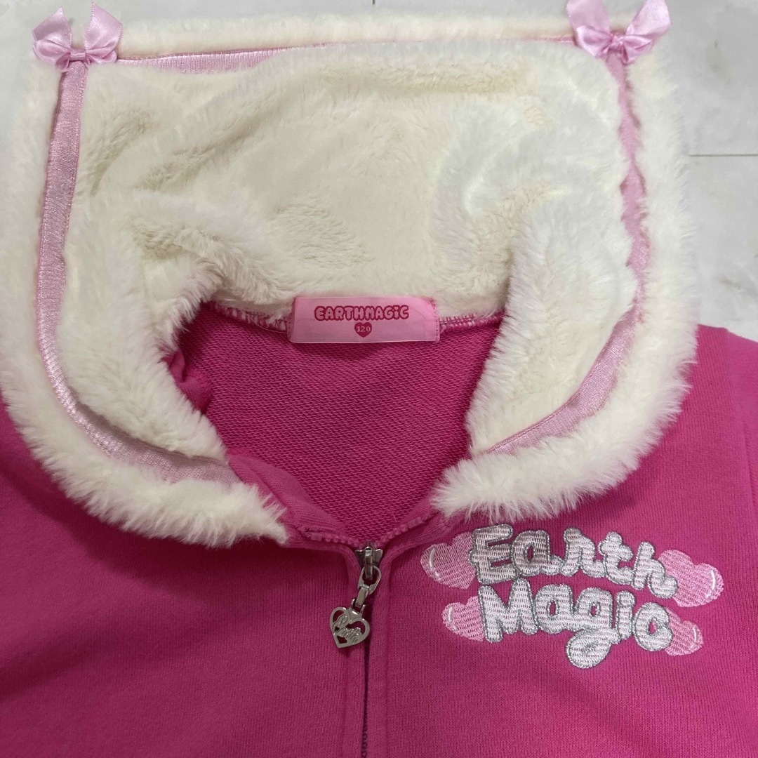 EARTHMAGIC(アースマジック)のアースマジック　セーラー　パーカー120 キッズ/ベビー/マタニティのキッズ服女の子用(90cm~)(ジャケット/上着)の商品写真