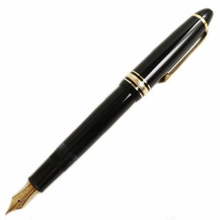 モンブラン(MONTBLANC)の良品●MONTBLANC モンブラン マイスターシュテュック No146 ペン先14K Fニブ ホワイトスター 万年筆 ブラック×ゴールド(ペン/マーカー)