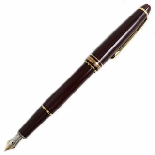 モンブラン(MONTBLANC)の良品●MONTBLANC モンブラン マイスターシュテュック No144 ペン先14K Fニブ ホワイトスター 万年筆 ボルドー×ゴールド(ペン/マーカー)