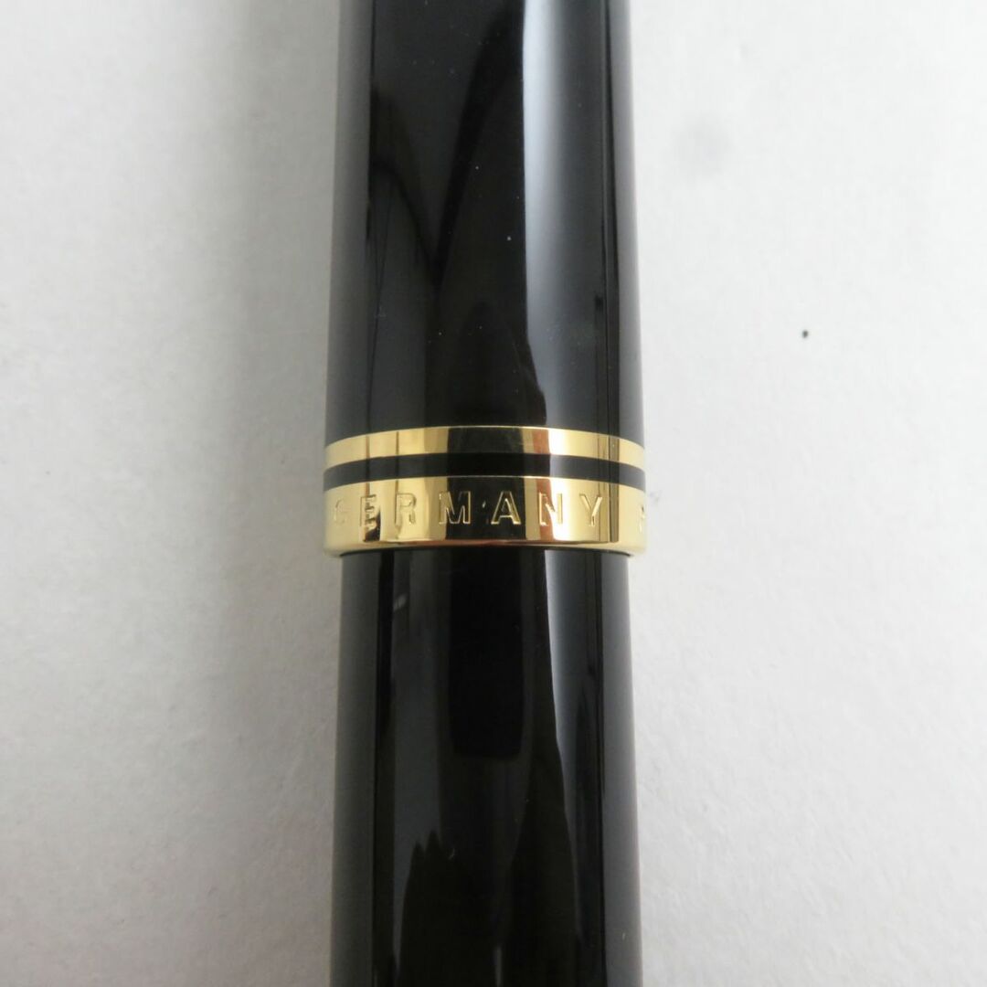 Pelikan(ペリカン)の極美品●Pelikan ペリカン スーベレーン M1000 ペン先18K ロゴ入り 万年筆 ブラック×ゴールド Mニブ 箱/インクボトル付き インテリア/住まい/日用品の文房具(ペン/マーカー)の商品写真