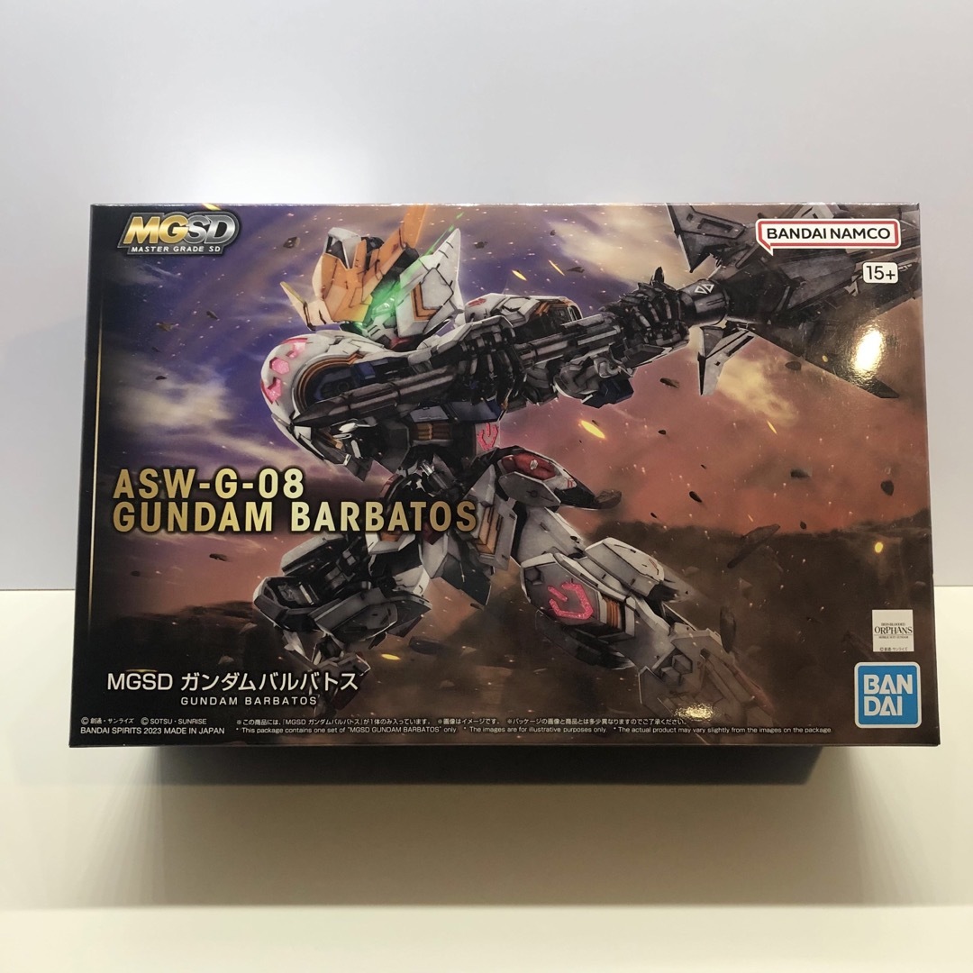 SD Gundam（BANDAI）(エスディーガンダム)のMGSD ガンダムバルバトス　新品 エンタメ/ホビーのおもちゃ/ぬいぐるみ(模型/プラモデル)の商品写真