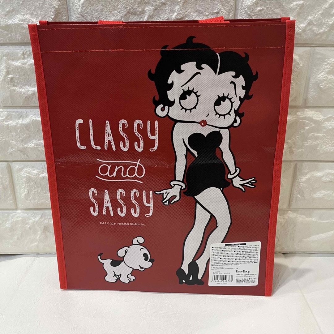 Betty Boop ベティ・ブープ トートバッグ エコバッグ 新品未使用品の