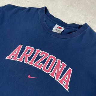 ナイキ(NIKE)の00年代 NIKE ナイキ ARIZONA カレッジ チームロゴ Tシャツ メンズXL(Tシャツ/カットソー(半袖/袖なし))