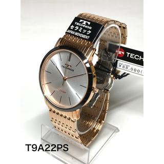 テクノス(TECHNOS)のテクノス  T9A22PS  セラミックベゼル  シルバー(腕時計(アナログ))