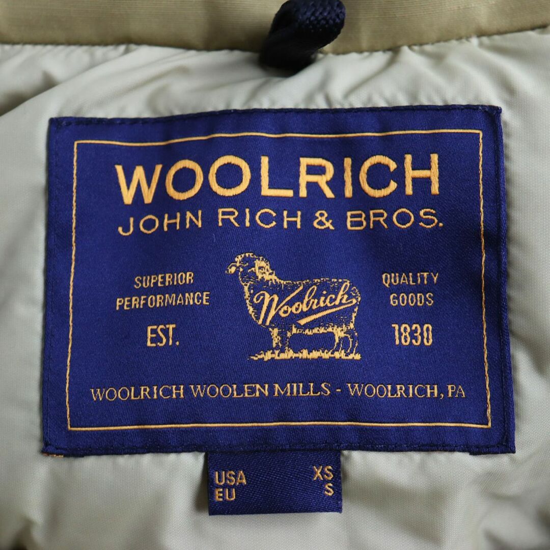 WOOLRICH(ウールリッチ)の美品●WOOLRICH ウールリッチ WOCPS2393D アークティックパーカー コヨーテファー付き フーデッドダウンジャケット イエロー S相当 正規品 メンズのジャケット/アウター(ダウンジャケット)の商品写真