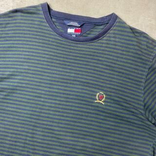 トミーヒルフィガー(TOMMY HILFIGER)の90年代 TOMMY HILFIGGER トミーヒルフィガー ボーダーTシャツ メンズXL相当(Tシャツ/カットソー(半袖/袖なし))